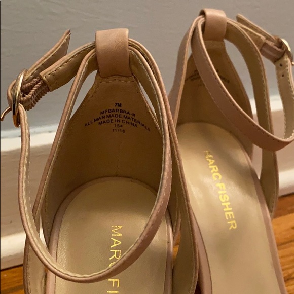 Marc Fisher | Pink Lace Style Platform Heel - Picture 5 of 5